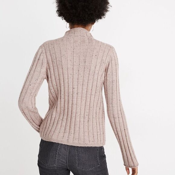 Madewell Donegal Evercrest Turtleneck Sweater in Coziest Yarn AF505 Small - Picture 3 of 6
